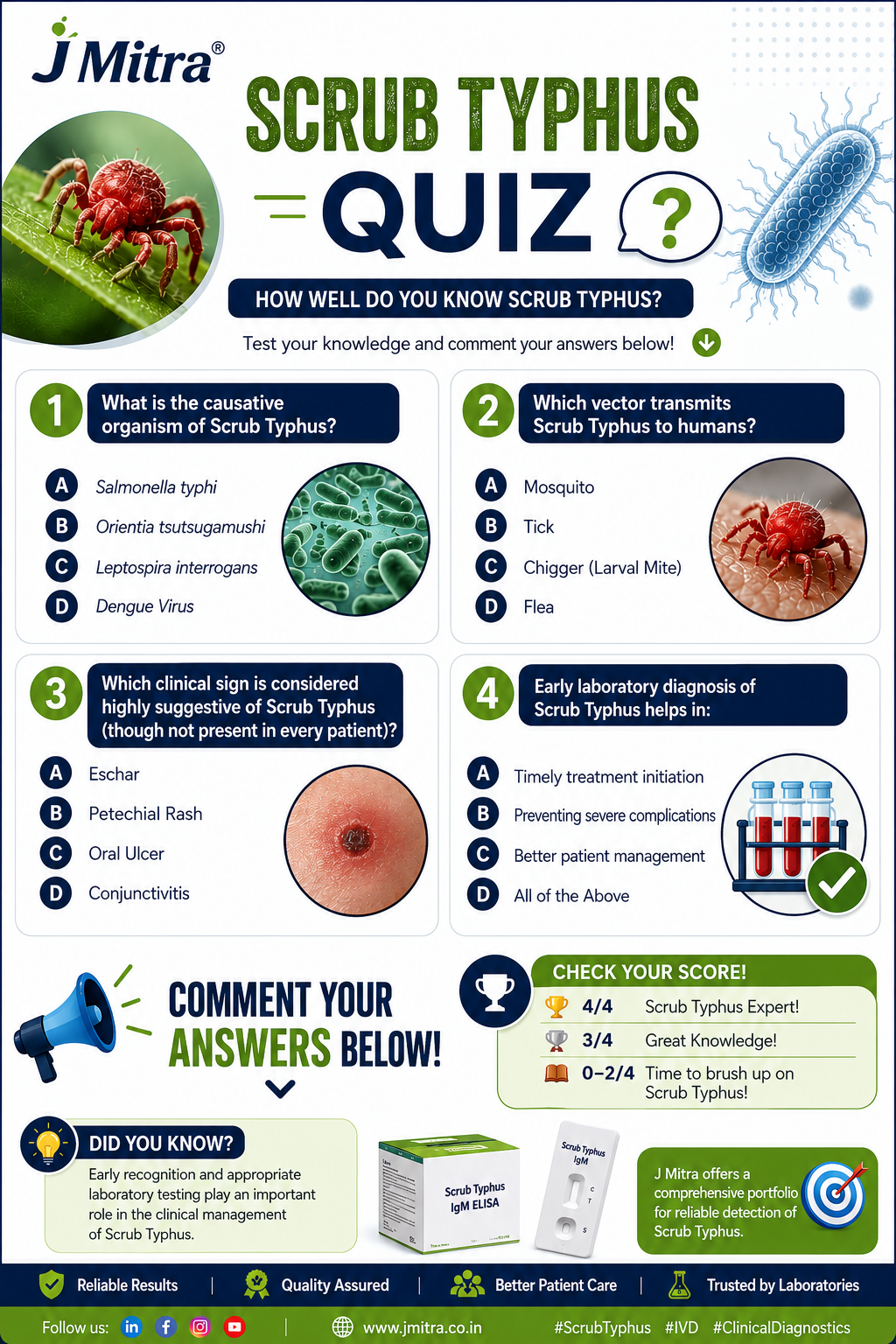 Scrub Typhus Quiz